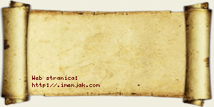 Hana Stojnić vizit kartica